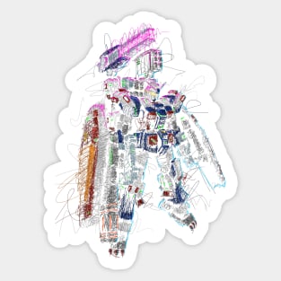 Gundam thunderbolt Sticker